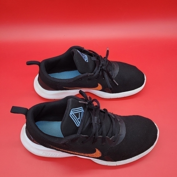 Nike Flex Experience Run 10 Dark Obsidian Hyper Crimson Sneaker Men's 8 Shoes - Picture 3 of 15